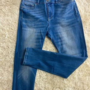 High-waisted skinny Blue Jean leggings from NY&Co